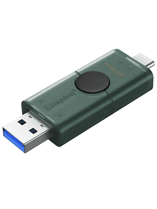Unidad flash USB Kingston - 256GB USB-A + USB-C Gen1 Data