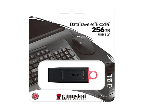 Unidad flash USB Kingston 256GB USB 3.2 Gen 1 Datatraveler DTX/256GB
