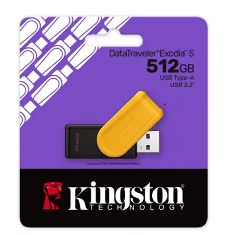 Unidad flash USB Kingston 512GB USB 3.2 DataTraveler E DTXS/512GB