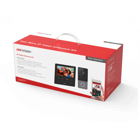 Kit de videoportero IP Hikvision DS-KIS606-P