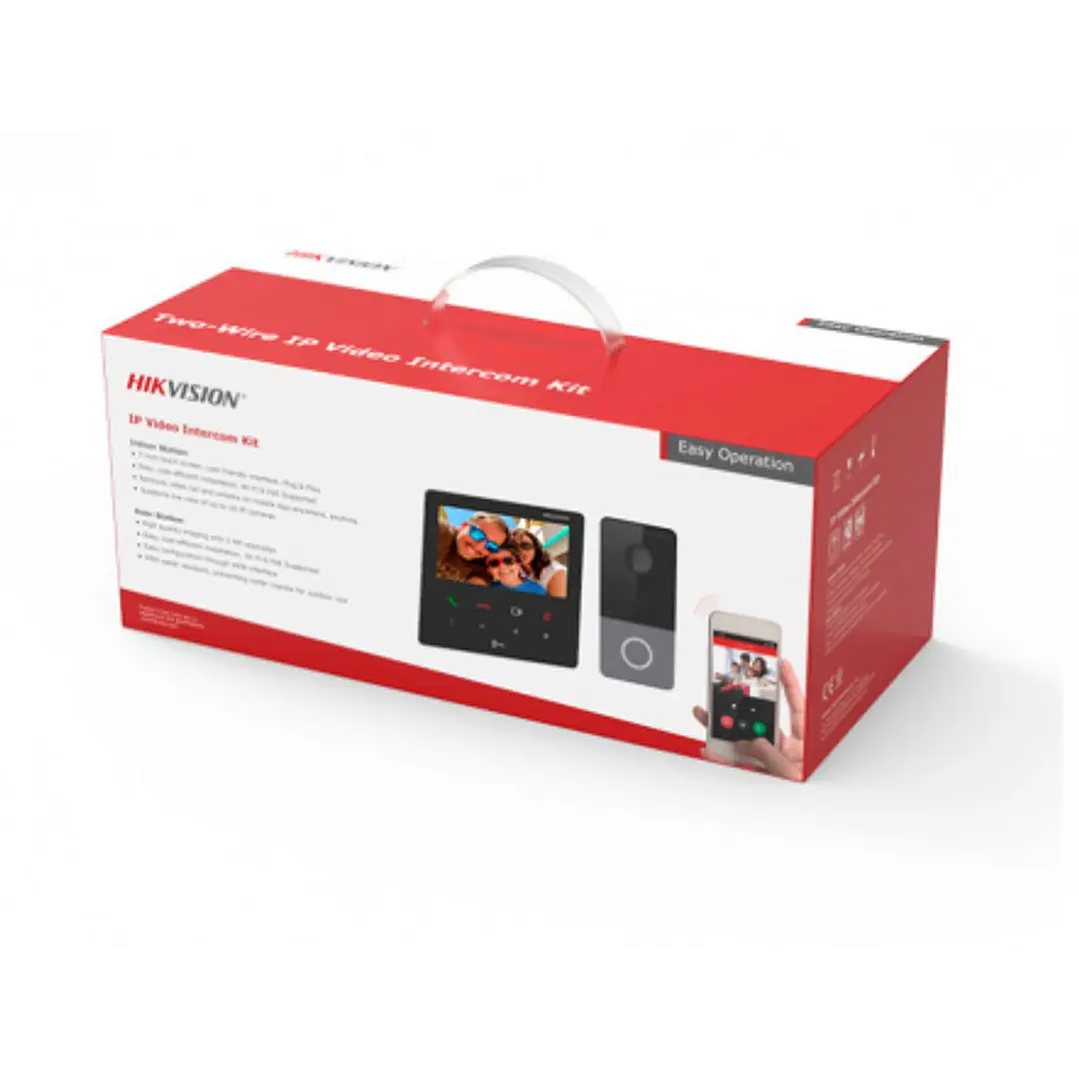 Kit de videoportero IP Hikvision DS-KIS606-P 1
