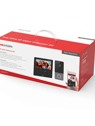 Kit de videoportero IP Hikvision DS-KIS606-P
