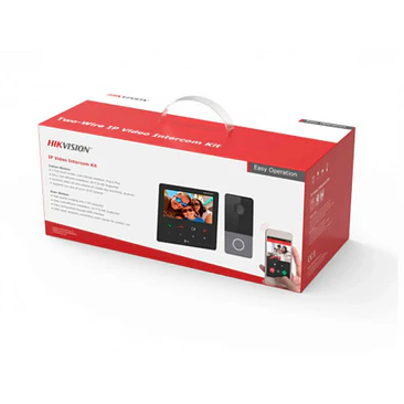 Kit de videoportero IP Hikvision DS-KIS606-P 1