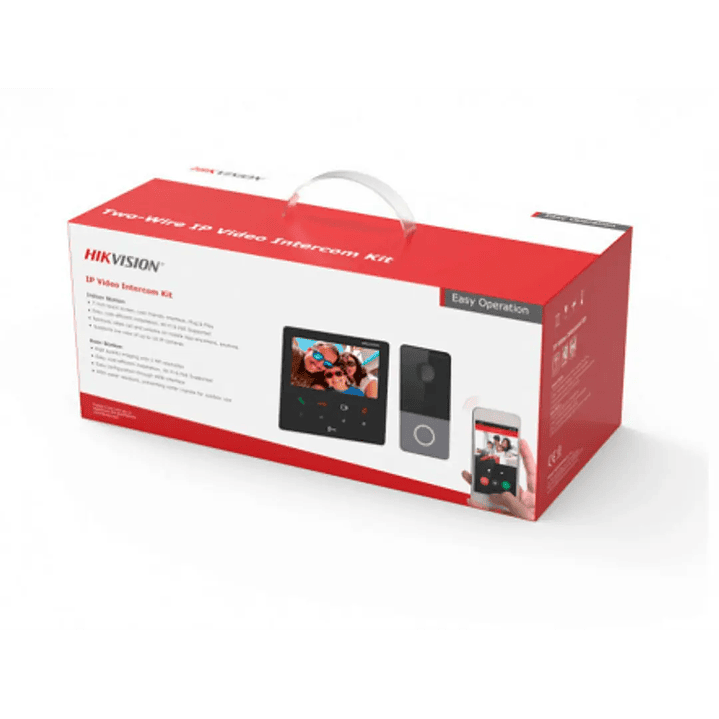 Kit de videoportero IP Hikvision DS-KIS606-P 1