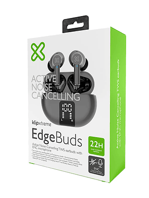 Auriculares Clip Xtreme TWS EdgeBuds ANC Gris KTE-755GR
