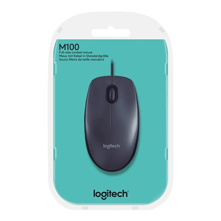 Mouse Logitech M100 Negro 910-001601 1