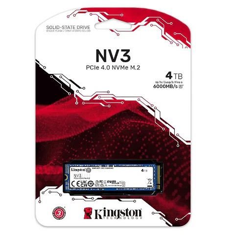 Unidad de estado sólido interna Kingston SSD 4TB M.2 6000/ SNV3S/4000G