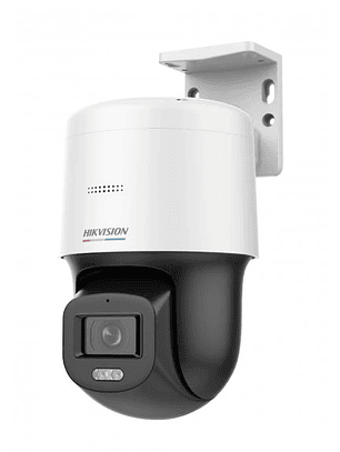 Cámara Hikvision PT 4MP 2.8mm 30mt ColorVu MiC IP66 Audio/MIC SD 30mt DS-2DE2C400SCG-E(F0)