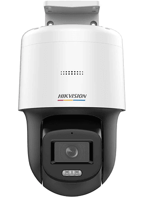 Cámara Hikvision PT 4MP 2.8mm 30mt ColorVu MiC IP66 Audio/MIC SD 30mt DS-2DE2C400SCG-E(F0)