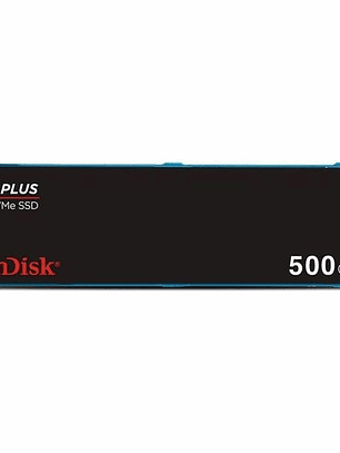 Unidad de estado sólido SanDisk SSD PLUS SDSSDA3N-500G-G26 - M.2 2280 Interno - 500GB - PCI Express NVMe (PCI Express NVMe 3.0)