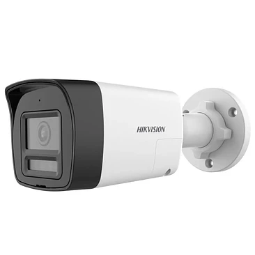 Cámara bala Hikvision de 2 MP con audio y luz dual LF2.8 mm IP67 1