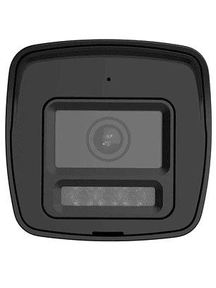Cámara bala Hikvision de 2 MP con audio y luz dual LF2.8 mm IP67