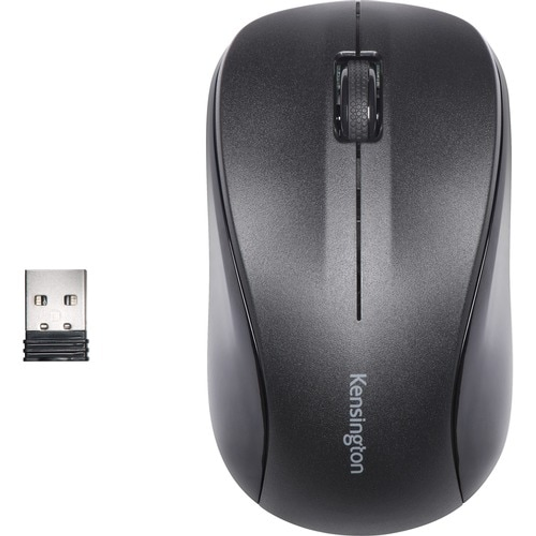Mouse Kensington Mouse for Life K72392 - USB - Óptico - 3 Botón(es) - Negro - Inalámbrico - 1000 dpi 1