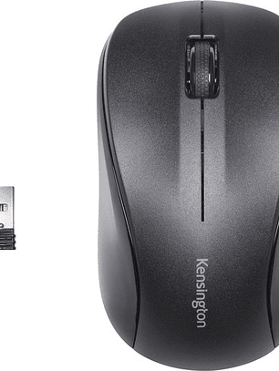 Mouse Kensington Mouse for Life K72392 - USB - Óptico - 3 Botón(es) - Negro - Inalámbrico - 1000 dpi