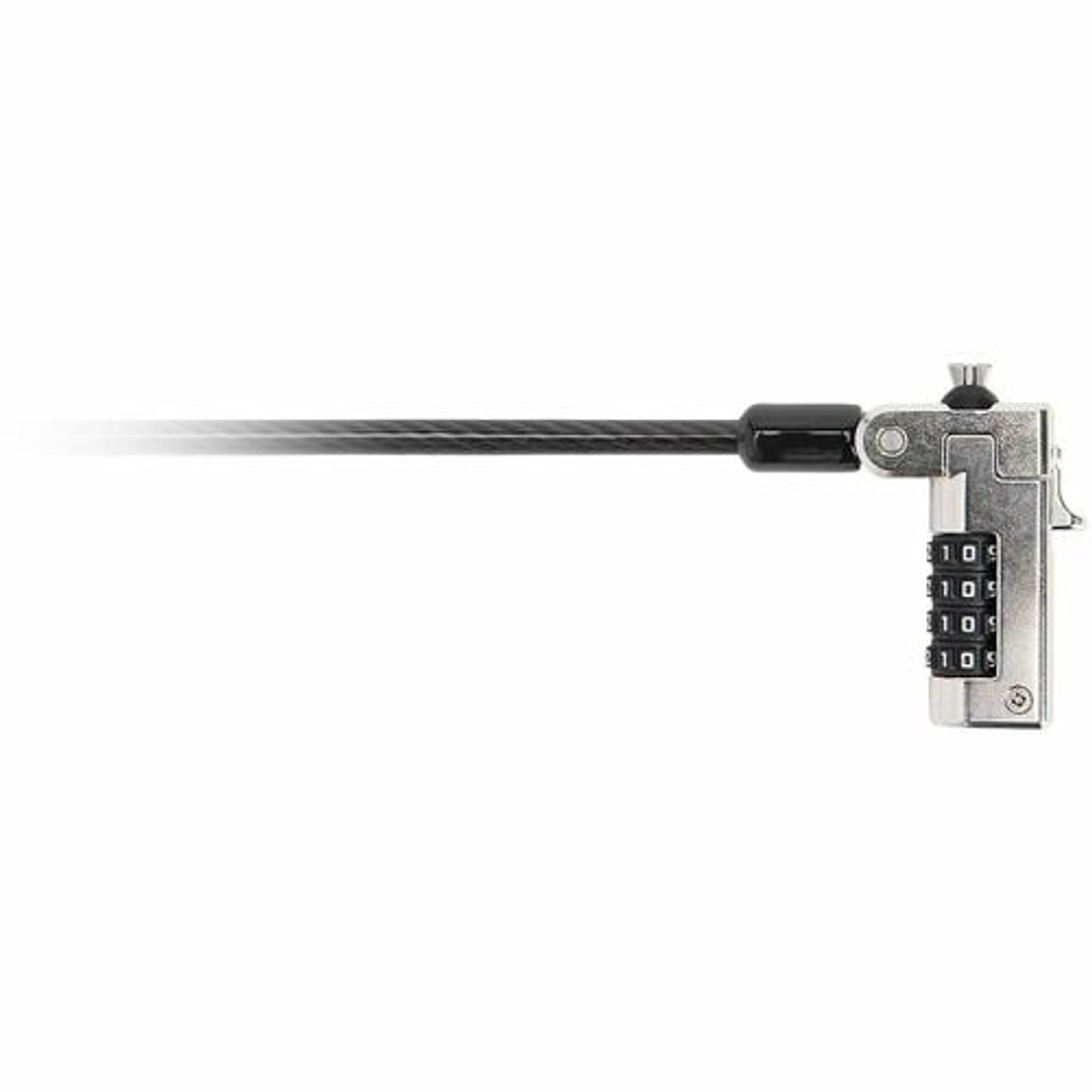 Cable seguridad Kensington N17 - Reiniciable - 4-dígitos - Cerradura de combinación - Acero al carbono - Para Portátil K68008WW 2