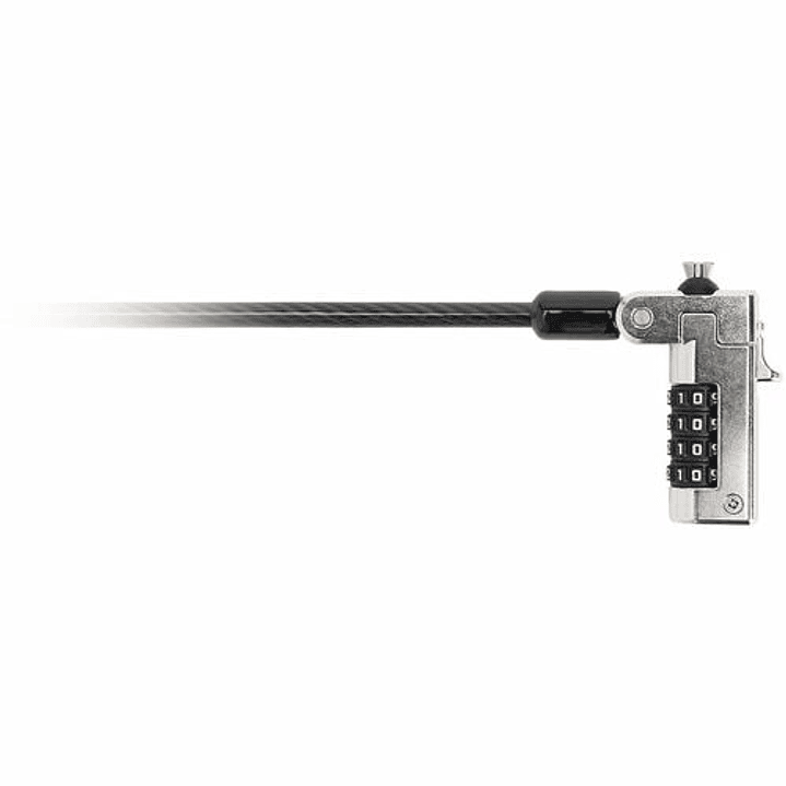 Cable seguridad Kensington N17 - Reiniciable - 4-dígitos - Cerradura de combinación - Acero al carbono - Para Portátil K68008WW 2