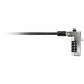 Cable seguridad Kensington N17 - Reiniciable - 4-dígitos - Cerradura de combinación - Acero al carbono - Para Portátil K68008WW - Miniatura 2