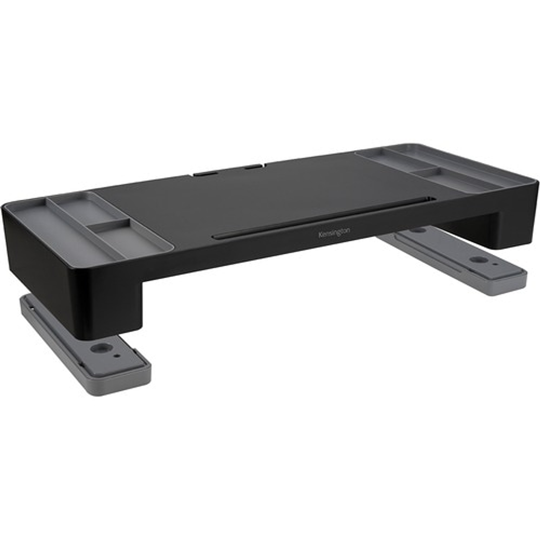 Soporte para monitor Kensington Altura ajustable - 18.14kg Capacidad de carga - 9.5cm Altura x 62cm Ancho x 26.4cm Profundidad - Mesa 2