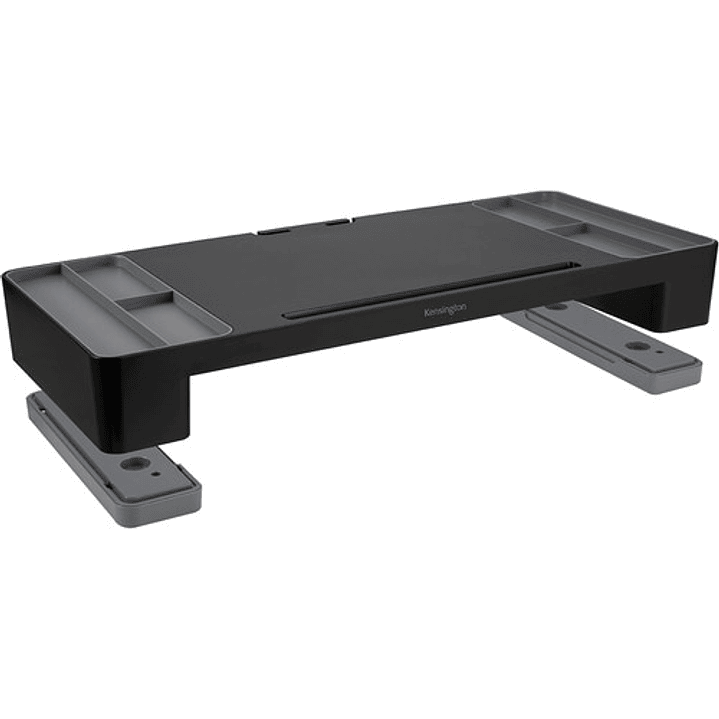 Soporte para monitor Kensington Altura ajustable - 18.14kg Capacidad de carga - 9.5cm Altura x 62cm Ancho x 26.4cm Profundidad - Mesa 2