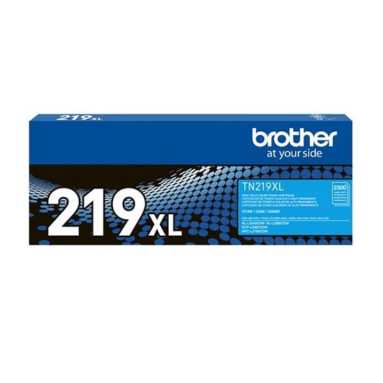 Cartucho de Tóner Brother TN219XLC Cian Original Alto Rendimiento 1