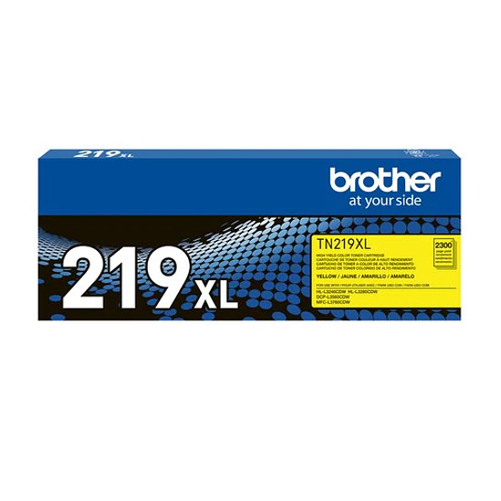 Toner Brother TN219XLY Amarillo Alto Rendimiento Original 1