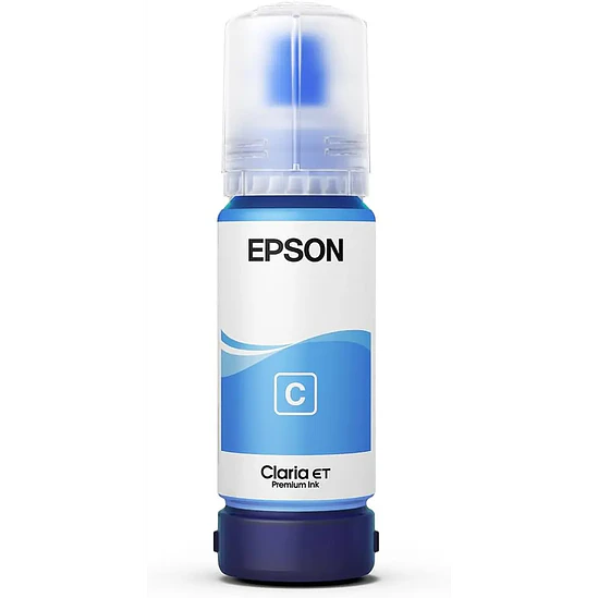 Botella de Tinta Epson T555 Cian EcoTank L8180 Original 1