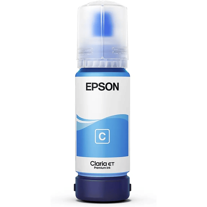 Botella de Tinta Epson T555 Cian EcoTank L8180 Original 1