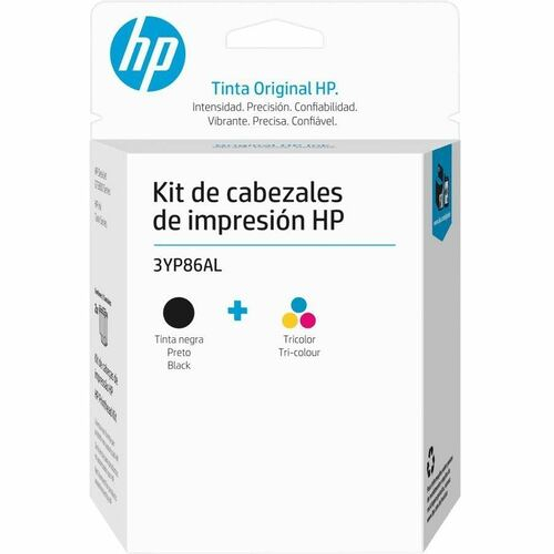 Cabezal de Impresión HP 3YP86AL Original Negro y Tricolor 1