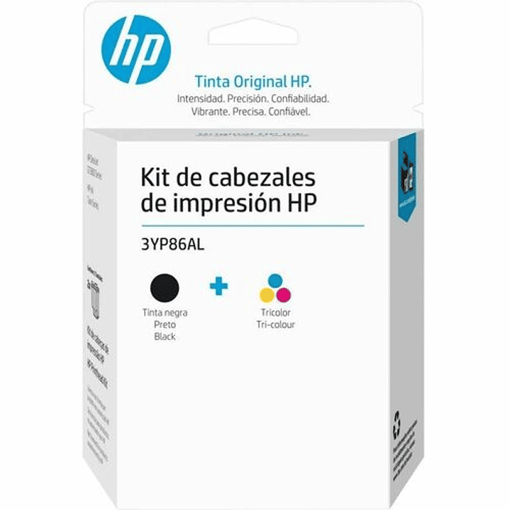 Cabezal de Impresión HP 3YP86AL Original Negro y Tricolor 1