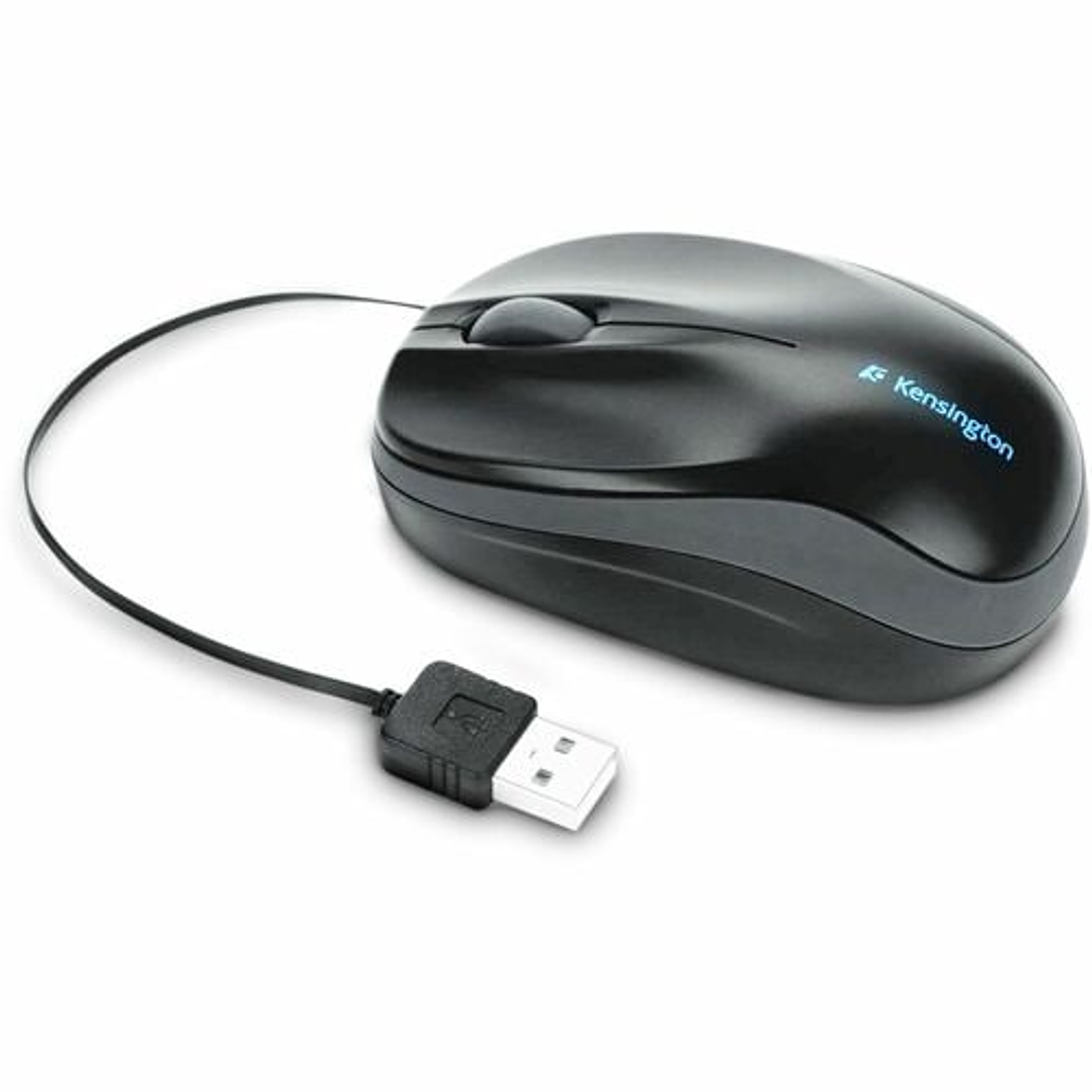 Mouse Kensington Pro Fit Retráctil de Viaje USB 1