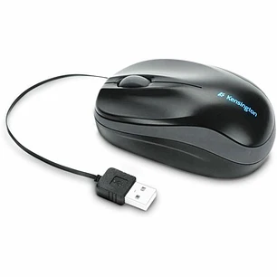 Mouse Kensington Pro Fit Retráctil de Viaje USB
