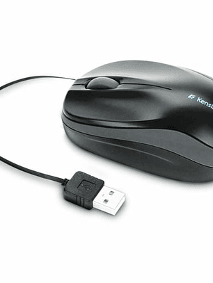 Mouse Kensington Pro Fit Retráctil de Viaje USB