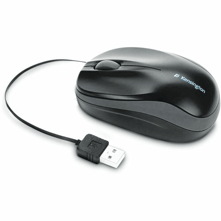 Mouse Kensington Pro Fit Retráctil de Viaje USB 1