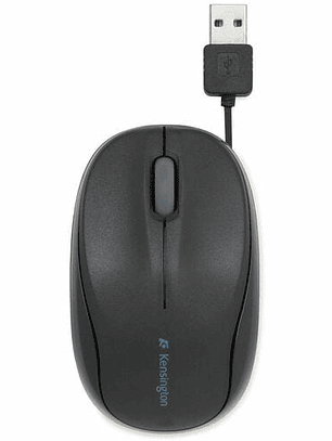 Mouse Kensington Pro Fit Retráctil de Viaje USB
