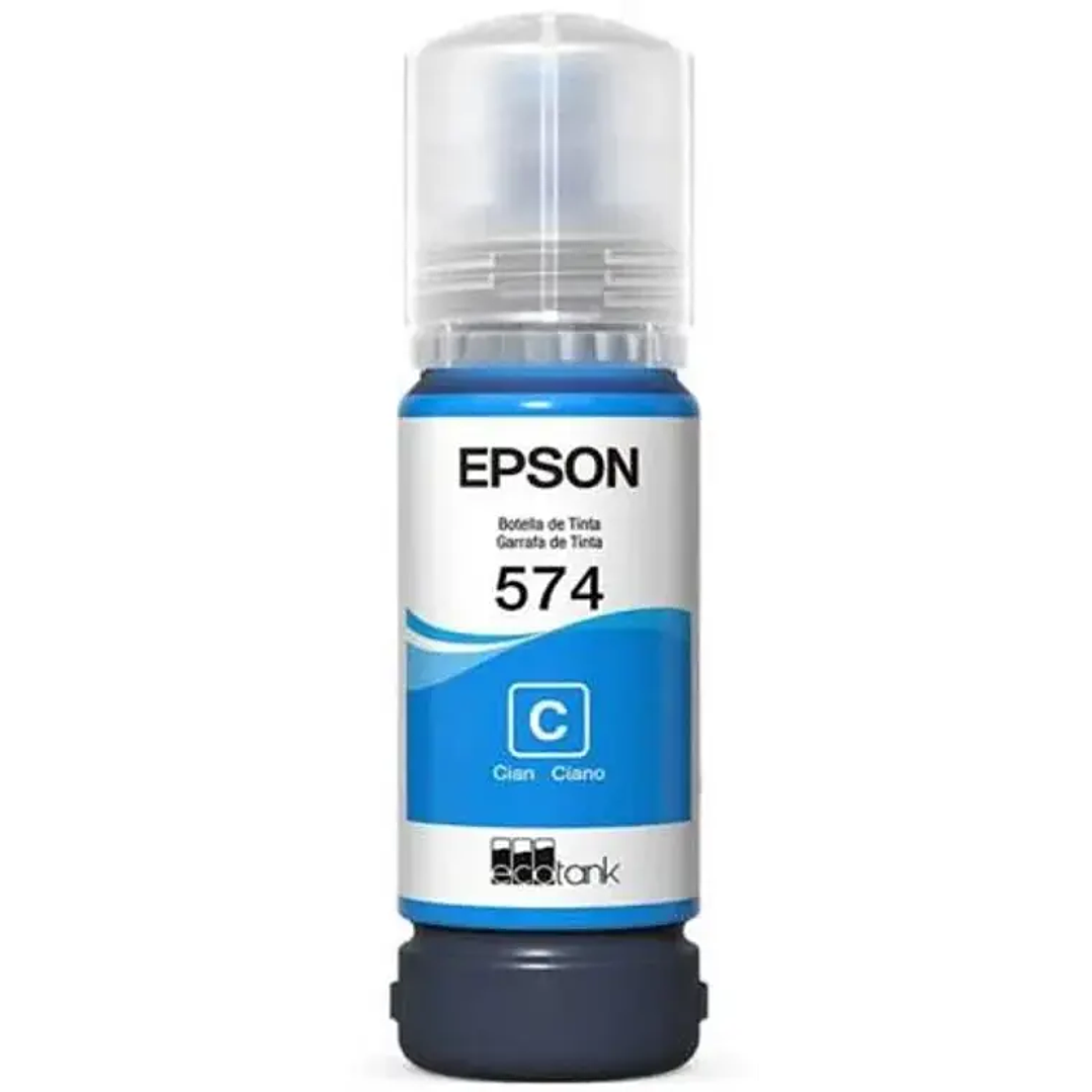 Botella de Tinta Epson T574 Cian 70ml 2