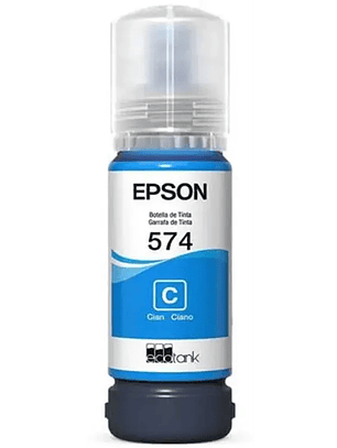 Botella de Tinta Epson T574 Cian 70ml