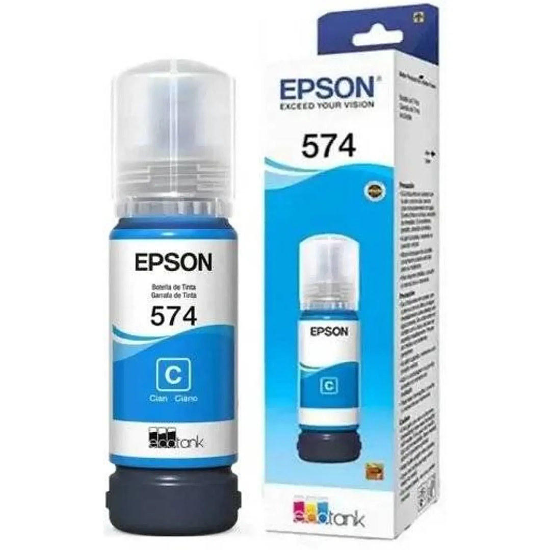 Botella de Tinta Epson T574 Cian 70ml 1