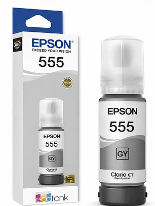 Botella de Tinta Epson T555 Gris Foto EcoTank