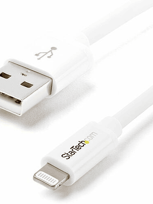Cable Lightning a USB 2m StarTech USBLT2MW iPhone iPad