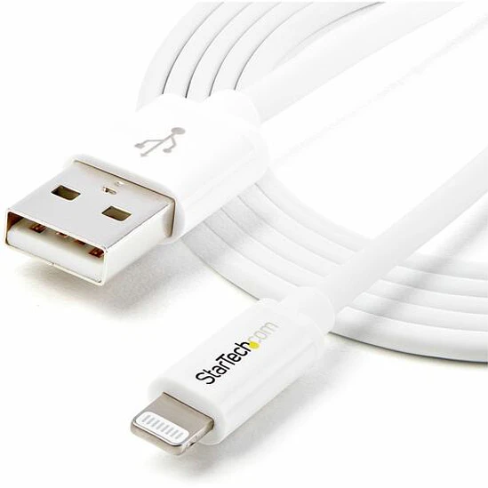 Cable Lightning a USB 2m StarTech USBLT2MW iPhone iPad 3