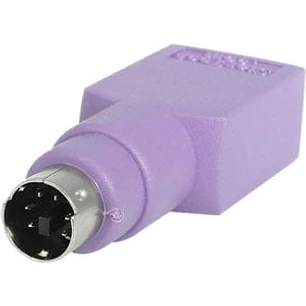 Adaptador PS2 a USB StarTech GC46FMKEY Mini DIN 6 Pines