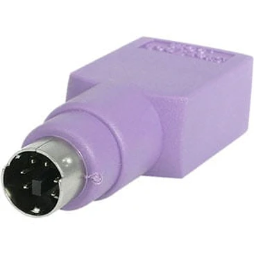Adaptador PS2 a USB StarTech GC46FMKEY Mini DIN 6 Pines 2