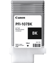 Cartucho de tinta Canon PFI-107BK 6705B001