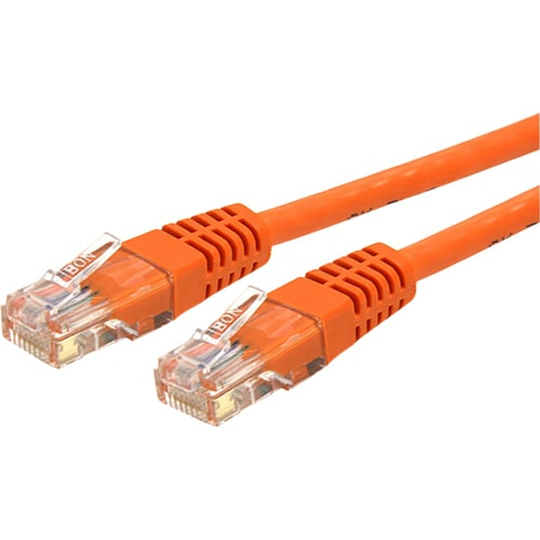 Cable de Red Cat6 10.67m Naranja StarTech C6PATCH35OR 2