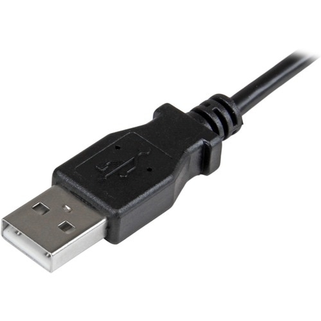 Cable USB A a Micro USB StarTech 1m Ángulo Recto 3
