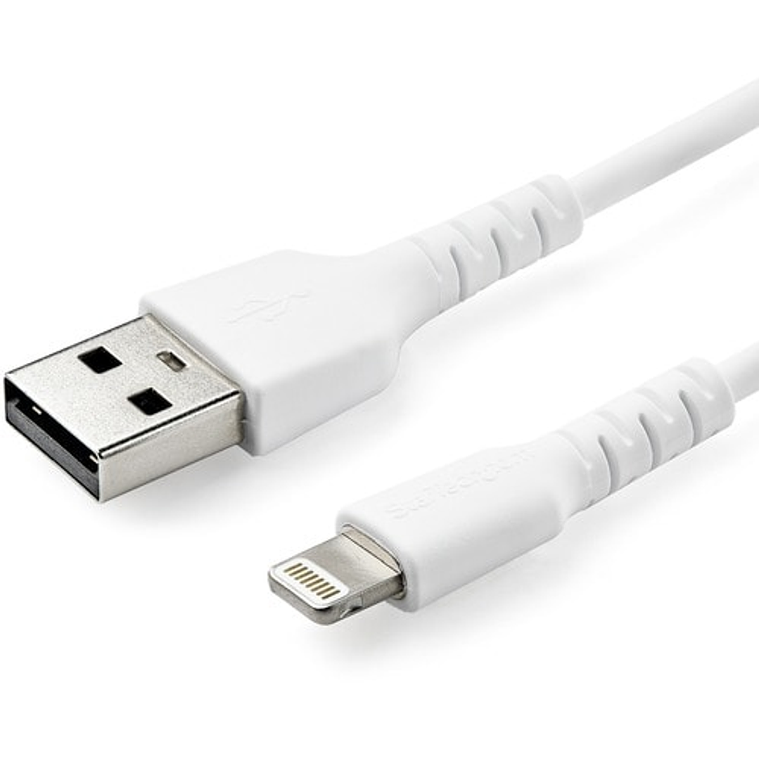 Cable Lightning a USB 2m MFi StarTech Blanco 1