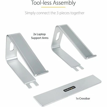 Soporte para Portátil StarTech.com Aluminio Plata hasta 17