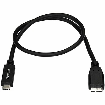 Cable USB-C StarTech.com USB 3.1 10Gbps 50cm Negro 2