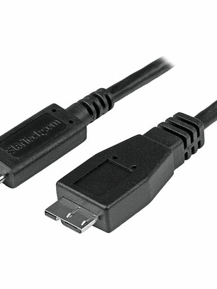 Cable USB-C StarTech.com USB 3.1 10Gbps 50cm Negro