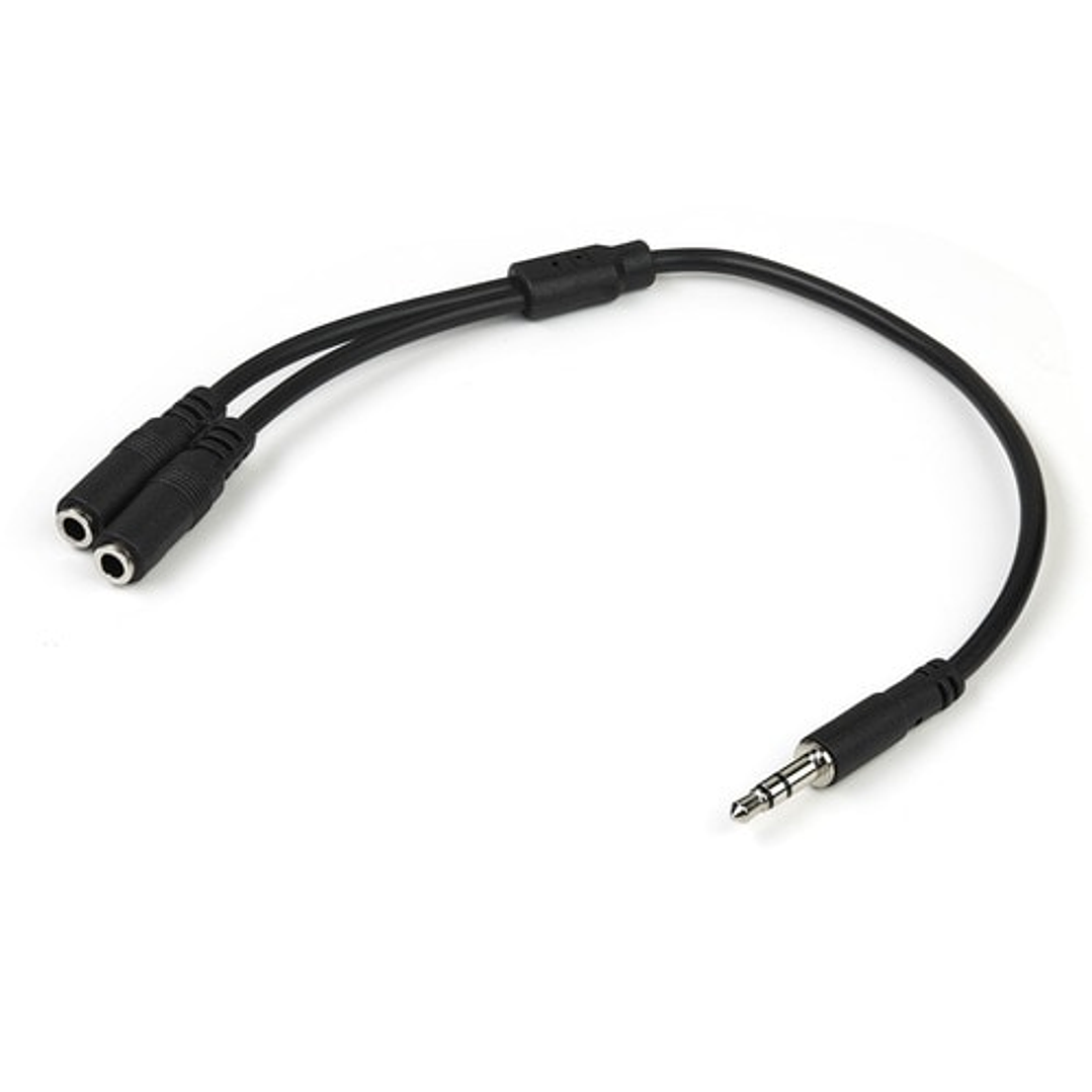 Cable de Audio StarTech.com Minijack 3.5mm Macho a Hembra 20cm 1